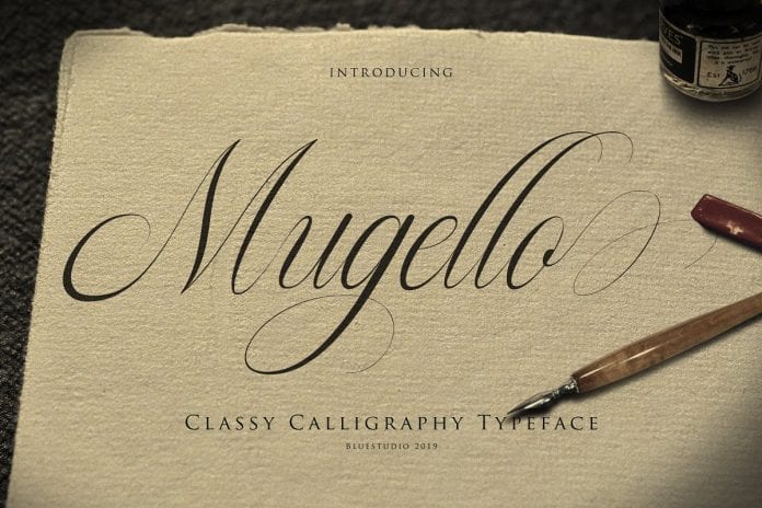 Mugello Classy Calligraphy Font