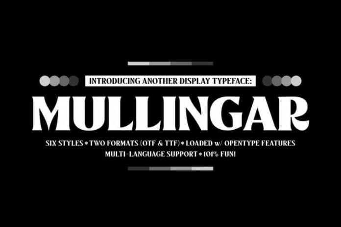 Mullingar Display Typeface