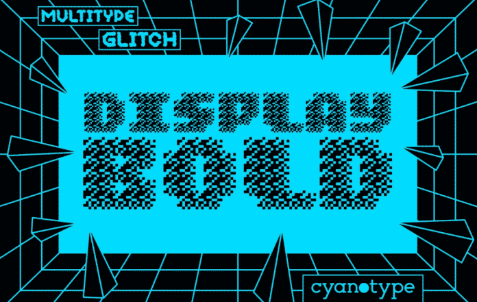 MultiType Glitch font Cyrillic