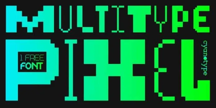 MultiType Pixel Font Family