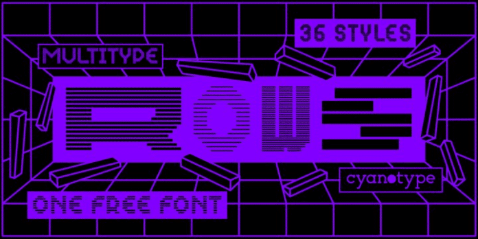 MultiType Rows Font Family