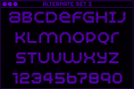 MultiType Rows Wide Font