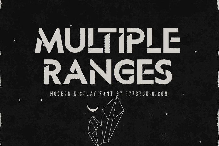 Multiple Ranges Font