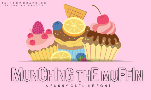 Munching the Muffin Font