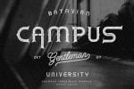 Mustache University Font