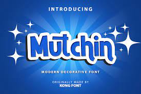 Mutchin - Modern Decorative Font