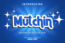 Mutchin - Modern Decorative Font