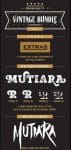 Mutiara Vintage Font