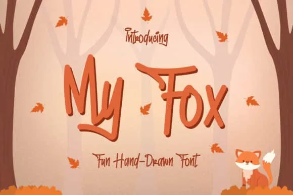 My Fox - Fun and Playful Font