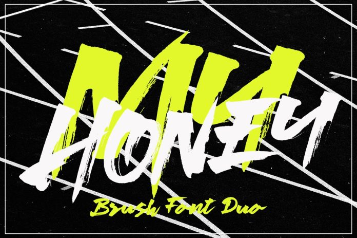 My Honey Brush Font Duo