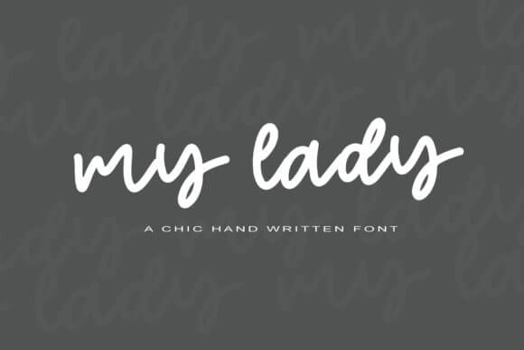 My Lady Font