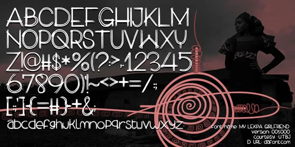 My Lekpa Girlfriend Font