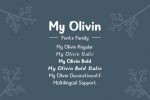My Olivin Font