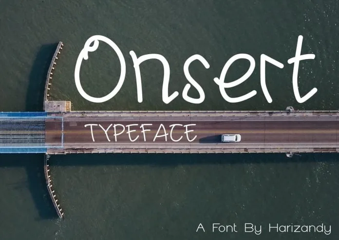 My Onsert Font