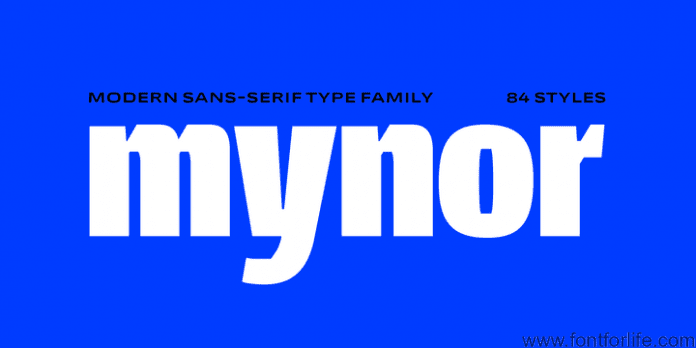 Mynor Font Family