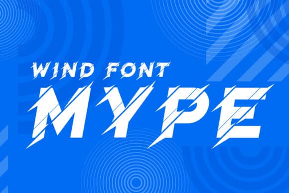 Mype Wind Font