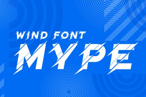 Mype Wind Font
