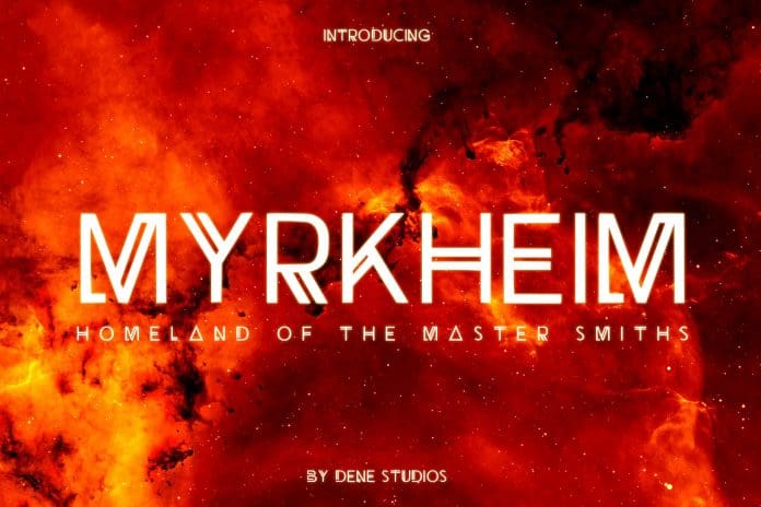 Myrkheim - A Norse Inspired Typeface Font