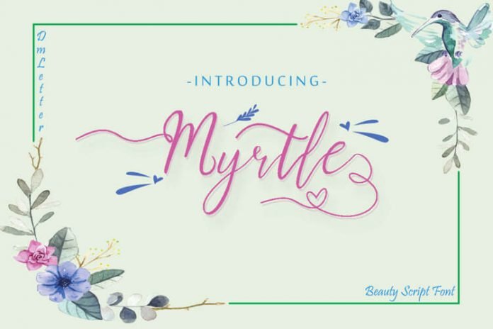 Myrtle Font