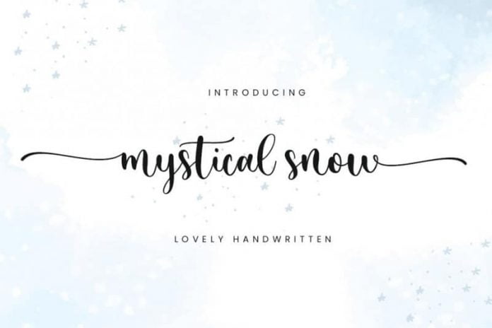 Mystical Snow Font
