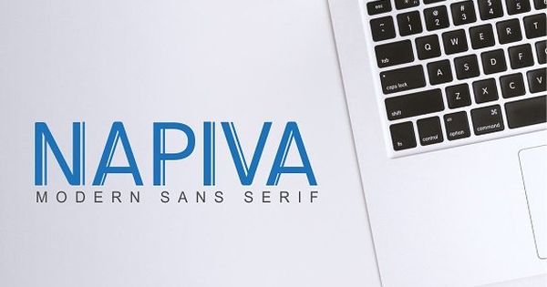 NAPIVA Modern font