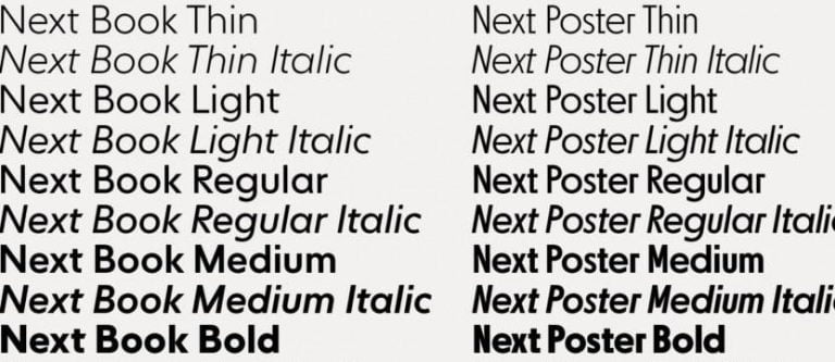NEXT Pan Font
