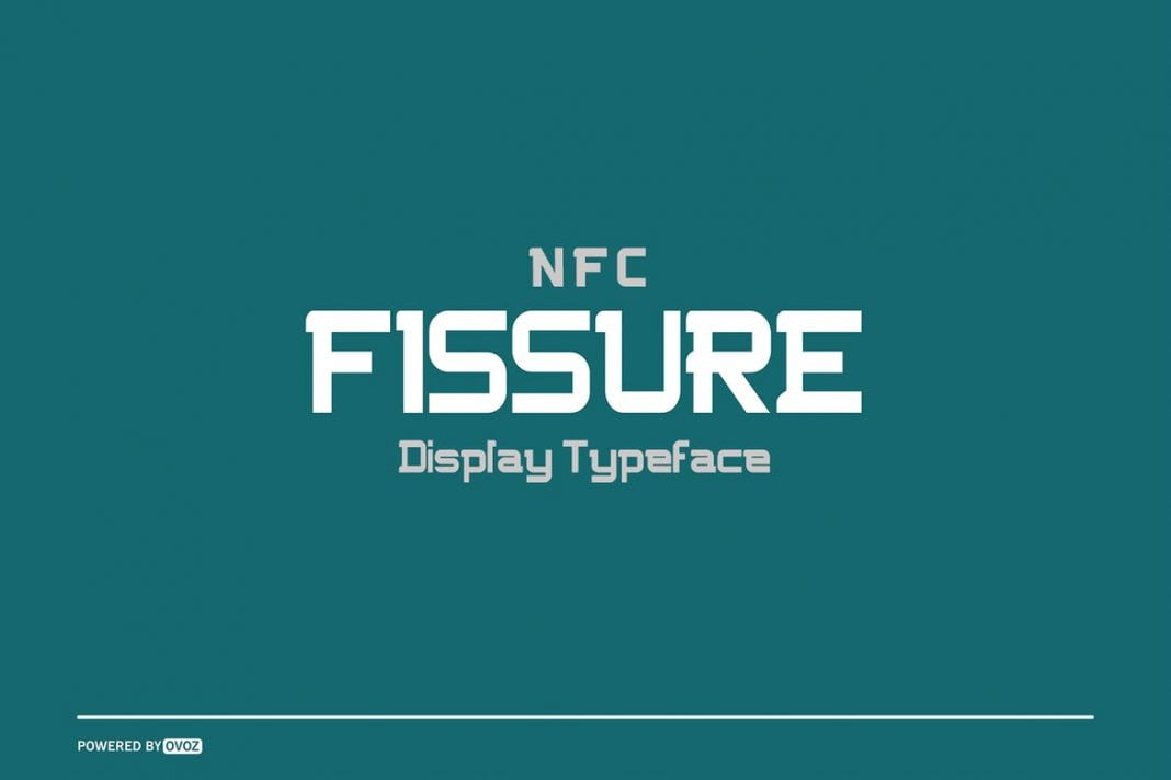 NFC FISSURE DISPLAY FONT