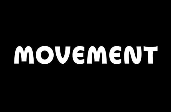 Movement typeface Font