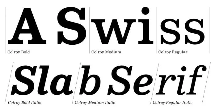 NN Colroy STD Font