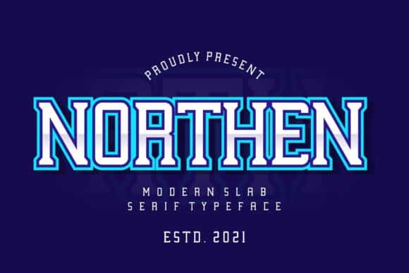 NORTHEN SLAB SERIF TYPEFACE