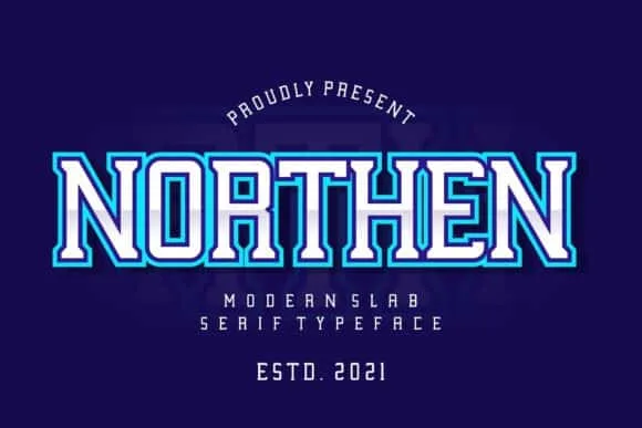 NORTHEN SLAB SERIF TYPEFACE