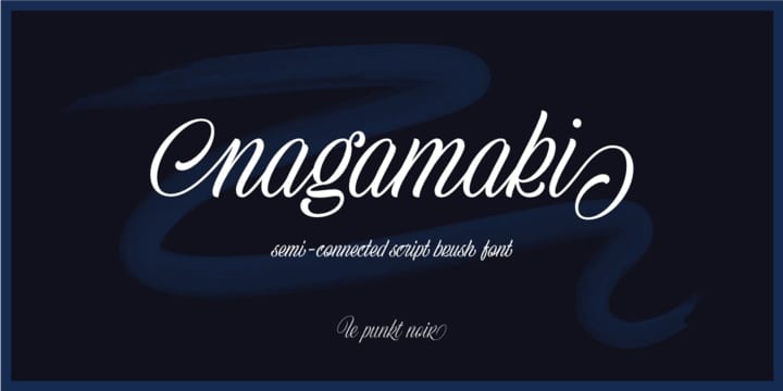 Nagamaki Script Font