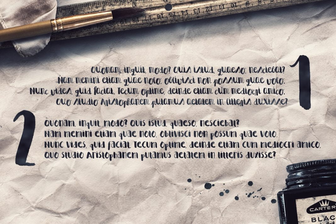 Naila Script Typeface Font