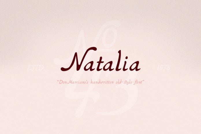 Natalia - Handwritten Old Style Font