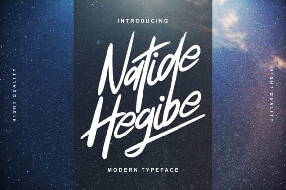 Natide Hegibe Modern Typeface Font