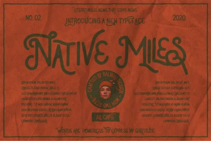 Native Miles Font