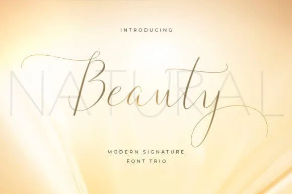 Natural Beauty Duo Font