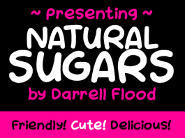 Natural Sugars Font