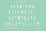 Naturia Floral Font & Bonus Extras