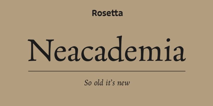 Neacademia Font