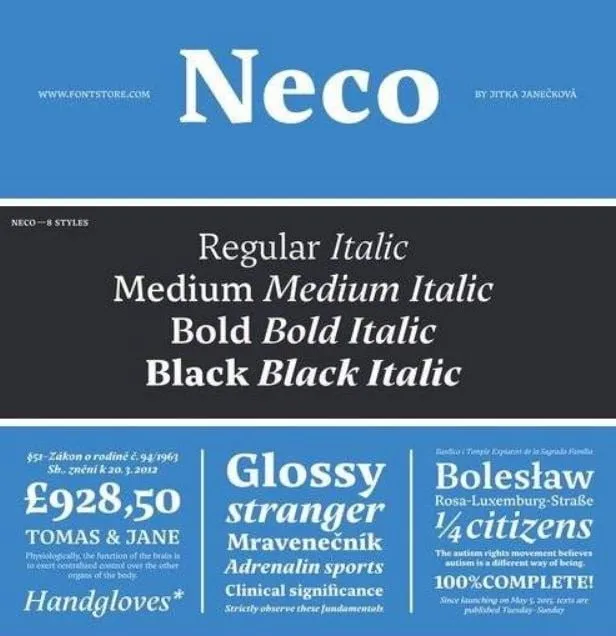Neco family Font