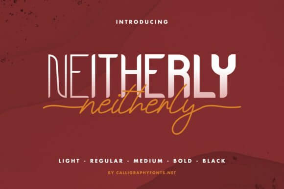 Neitherly Font
