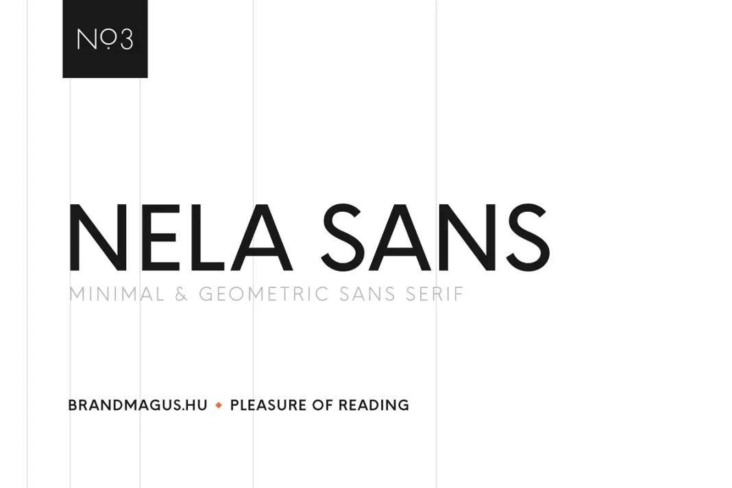 Nela Sans - Minimal & Geometric Sans Font