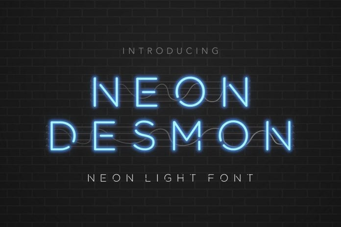Neon Desmon - Neon Light Font