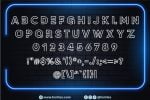 Neon Led Light Font