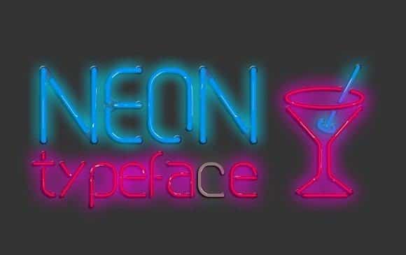 Neon Typeface Font
