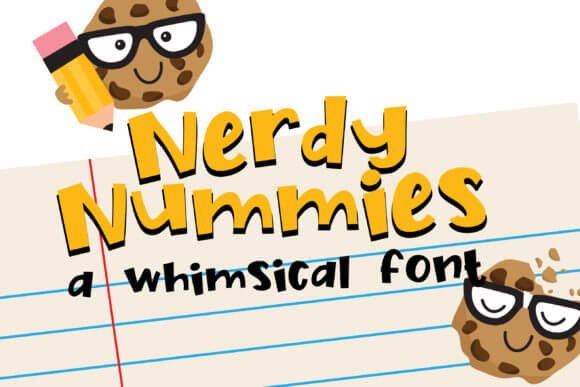 Nerdy Nummies Font