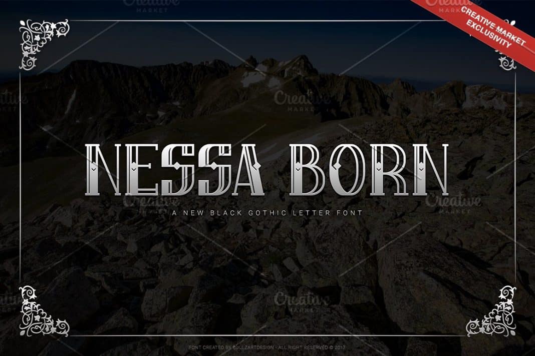 Nessa Born – Black Label Font