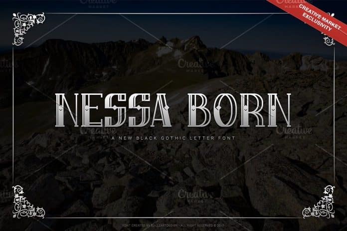 Nessa Born – Black Label Font