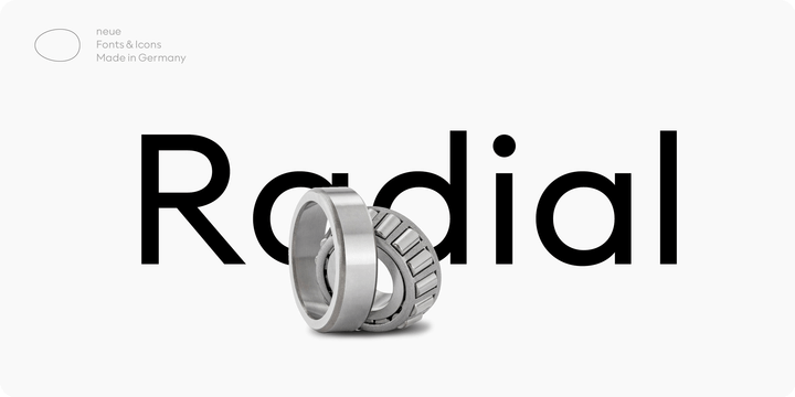 Neue Radial Font Family